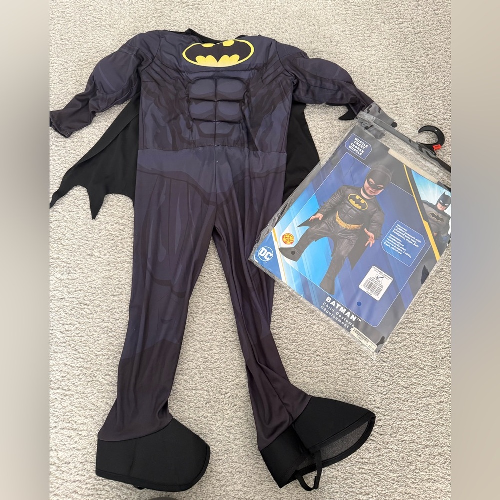 Rubie's Black and Yellow Superhero Kids Costume